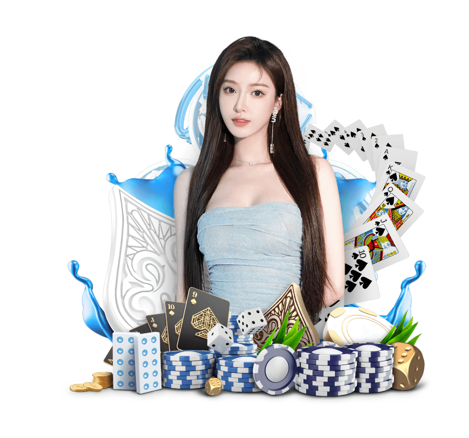 Multi-camera live dealer studio for Texas Hold'em Bonus on auto togel
